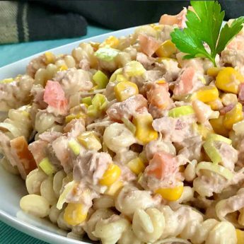 Receta de ensalada de pasta con atún